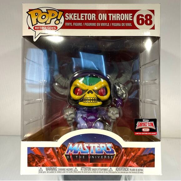 Funko Pop Skeletor on Throne #68 Masters of the Universe 6 1/2" - Picture 1 of 7